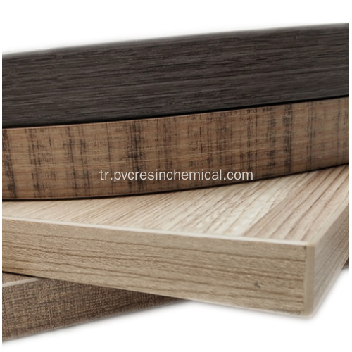 Katı PVC Kenar Bantlama Woodgrain